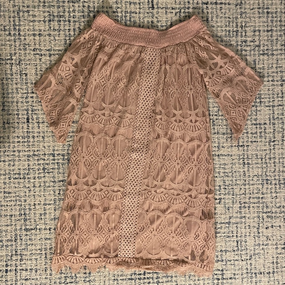 Francesca’s Miami Pink Mauve Dress